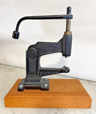 alte dekorative Spindelpresse, Handhebelpresse, Drehspindel Handpresse