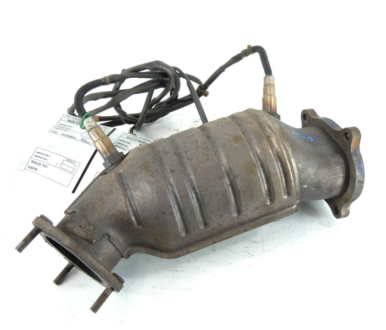 2006 06 Bentley Continental Exhaust Downpipe Left Right OEM