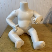 Mannequin Sitting Child Torso With Detachable Arms  One Leg plastic