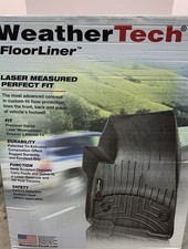 Weathertech 4414301 Black Front Floor Mats 2019-2024 Dodge Ram 1500