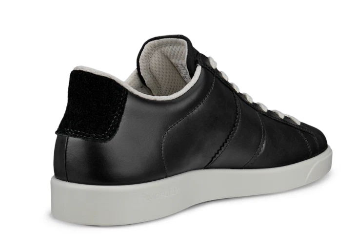 Zapatillas deportivas de cuero negras ECCO Street Lite para mujer 35-41 ue/ 4-4.5-10-10.5us Foto 3 de 4