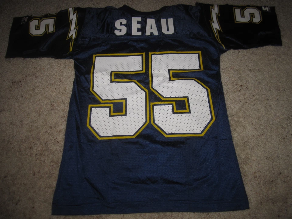Camiseta Junior Seau #55 San Diego Chargers NFL Starter Juvenil S/M Mediana NUEVA NUEVA CON ETIQUETAS Foto 3 de 3