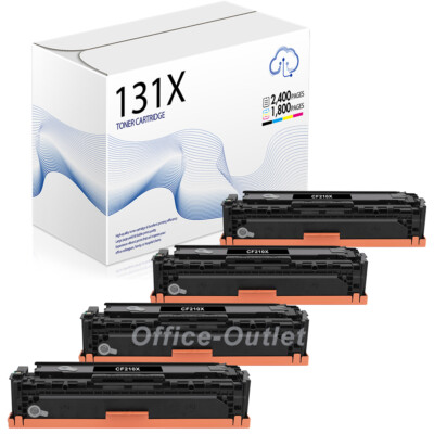 4PC CF210X 131X Toner Compatible For HP CF210A 131A LaserJet Pro MFP M276nw M251