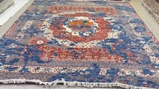 Traditional Vintage Hand-Knotted Carpet 10'x8' Wool Area Rug Hallway 36 Knots