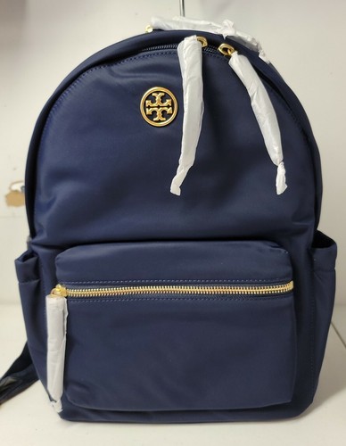Tory Burch Piper Nylon Zip Royal Navy 