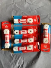 KIWI Sport Flat White Shoelaces - 45” Long - 6 pairs- Fits 5-6 Eyelets