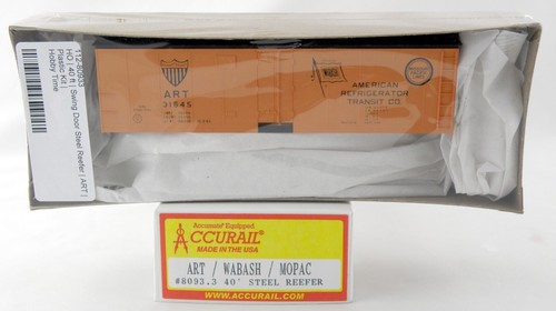 Kit frigorífico de acero escala HO 40' - ARTE/Wabash/Mopac #31645 - Accurail #8093.3 | Zustand: New