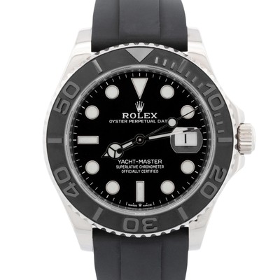 Rolex Yacht-Master 2023 oro blanco de 18 quilates goma Oysterflex