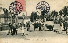 Karte CHARMES Vogesen Le Pont et lAvenue de l...
