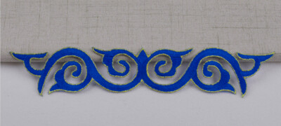 Embroidery Iron/Sew on patch applique motif  Irish dance costume #36 *9 Colours*