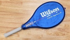 Wilson 95 High Beam Series Graphite Aggressor Tennis Racquet w/ Wilson Case