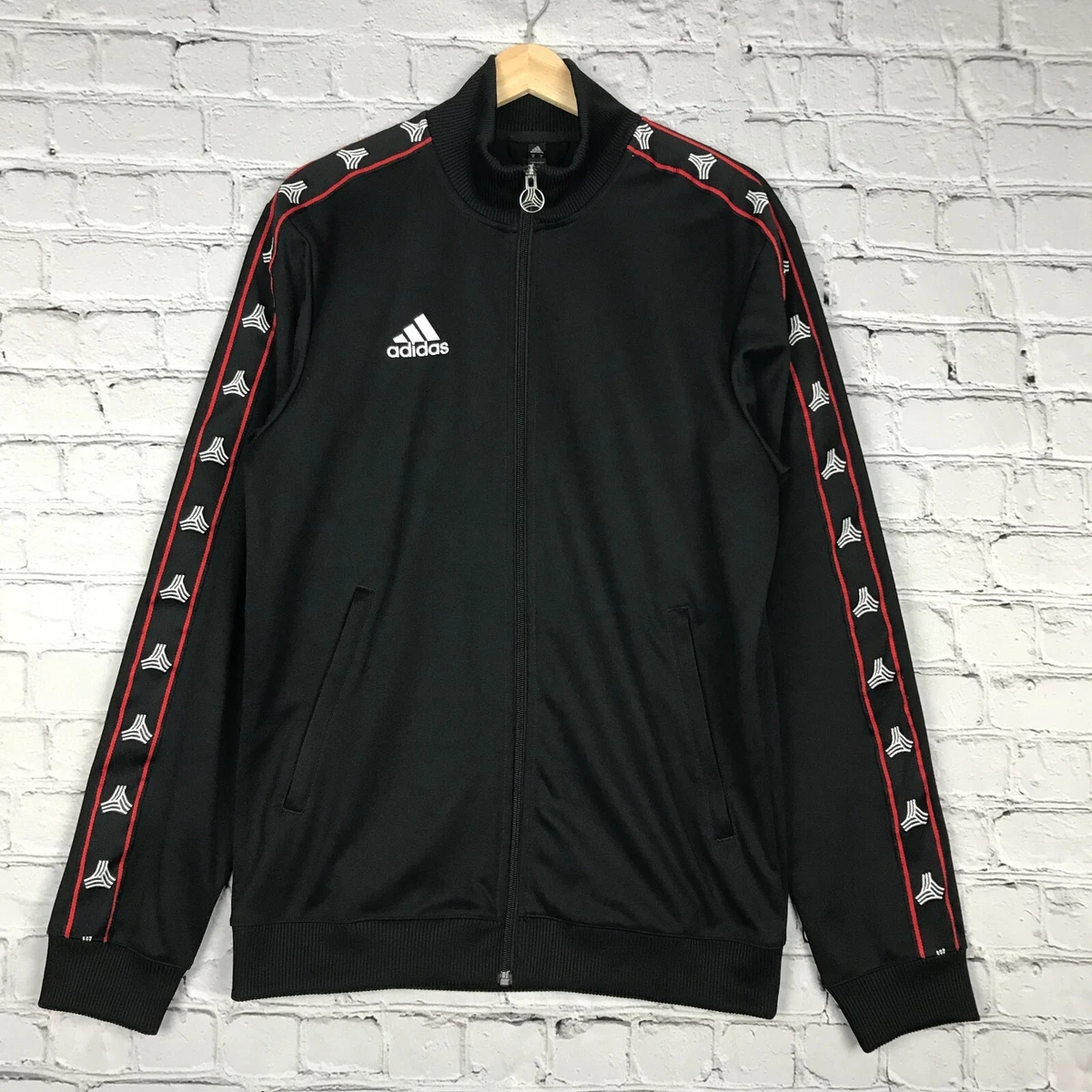 Adidas tan tape clubhouse jacket online