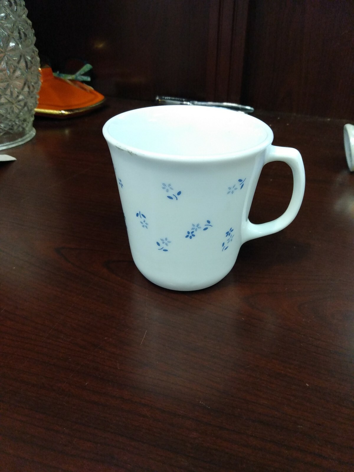 Corning Ware Corelle Provincial Blue White Coffee Tea Mug Oz