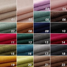 Corduroy Fabric 59"/150cm Wide Material Dressmaking / Clothing DIY Half Meter