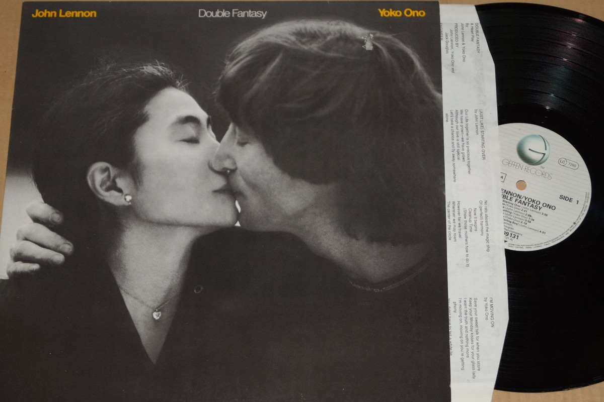 JOHN LENNON & YOKO ONO -Double Fantasy- LP Geffen Records near