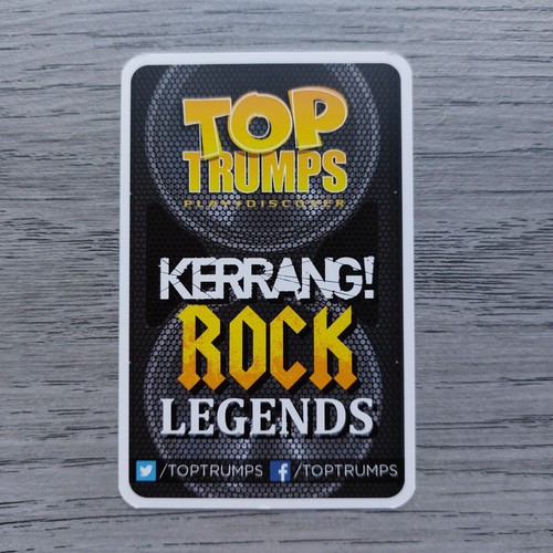 SLASH (Guns N Roses) - Kerrang Rock Legends Top Trumps Karte von 2014 - Bild 2 von 2
