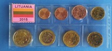 EURO LITUANIA 2015 - SERIE COMPLETA 8 MONETE FDC SPEDIZIONE IMMEDIATA