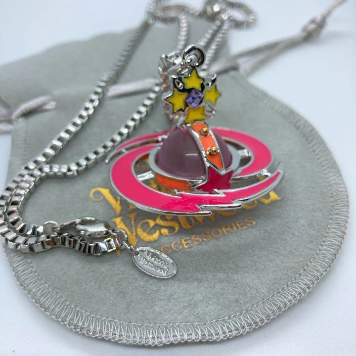 Vivienne westwood shooting star necklace deals