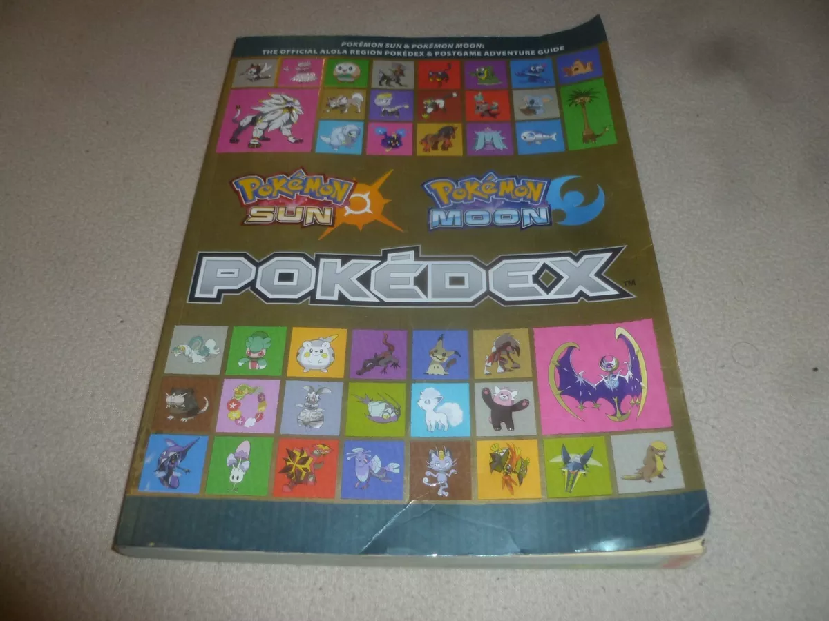 Pokemon Sun And Moon Pokedex Official Alola Region Guide Used No