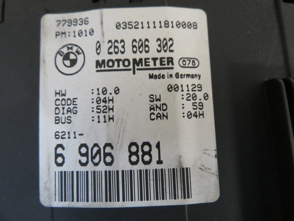 ✅ 01 02-05 BMW e46 330i 330ci MPH Instrument Speedometer Cluster Gauge 6906881 - Image 4 of 4