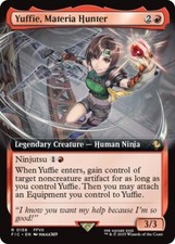 Yuffie, Materia Hunter Extended Art - FIC 0158 NM - MTG Magic