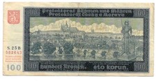 100 Kronen 1940 Ro. 560a (3) Böhmen und Mähren 