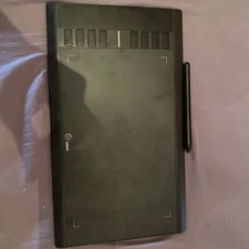 Ugee M708 Graphics Drawing Tablet W/ Pen, Black, 8 Shortcut Keys 