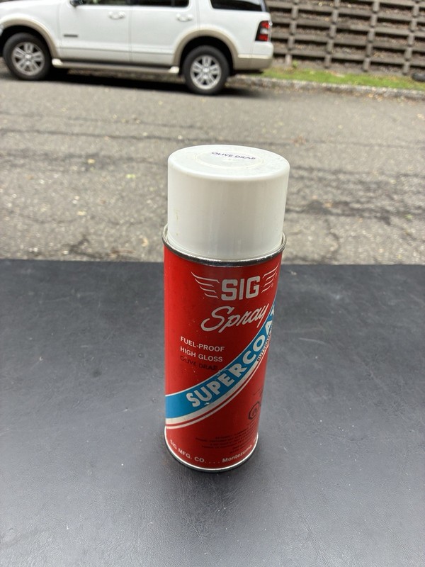 NOS Spray Sig Olive Drab Dope For RC Balsa Model Airplane Kit