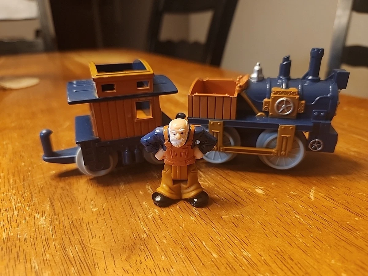 G rap、new west セット Fisher Price Geotrax Cranks & Mr Cross The Crabbiest Team Train