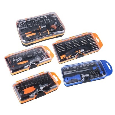 Multipurpose Repair Tool Kit with Ratchet Wrenches Precisions Screwdriver Bit