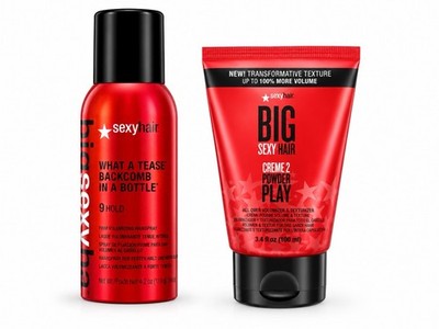 Sexy Hair Big What A Tease + Creme 2 Powder Play Volumizing Duo 4.2 + 3.4 oz