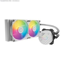 Cooler Master MasterLiquid 240L Core ARGB Close-Loop AIO Liquid Cooler White 