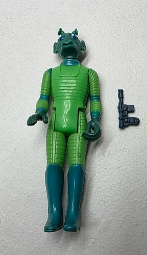 Vintage Star Wars Kenner 1978 Original Greedo Figure w/ Blaster