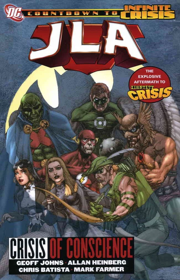 JLA TPB #18 VF; DC | Crisis of Conscience Justice League of America - w/Bag+Boar - Image 1 of 1