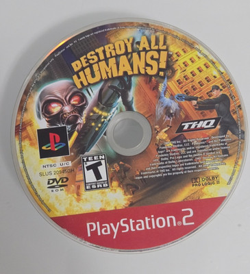 Destroy All Humans - GH (Sony PlayStation 2, 2005) PS2 DISC ONLY