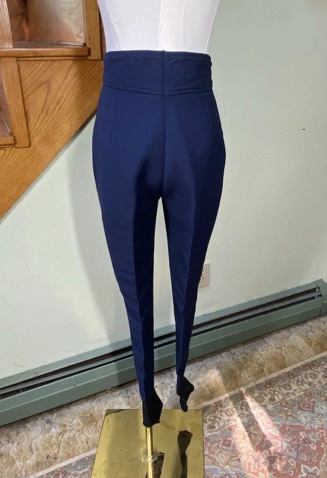 Bogner Poliamida Lana Azul Estribo Esquí Snowboard Pantalones Mujer Talla 8 Exterior EE. UU. Foto 4 de 4