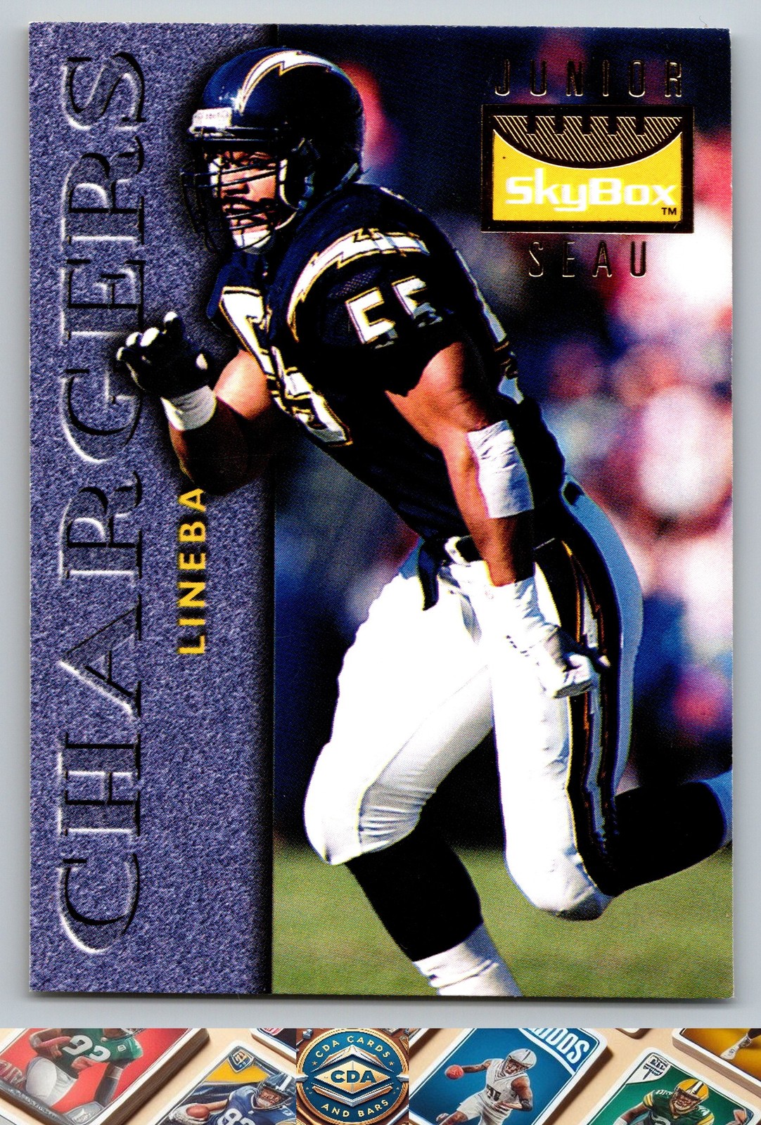 JUNIOR SEAU HOF (1990-2009) NFL San Diego Chargers - CHOOSE YOUR CARD!!