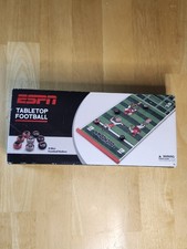 ESPN Tabletop Football Game with 8 Mini Football Rollers  52 inch Play Mat New