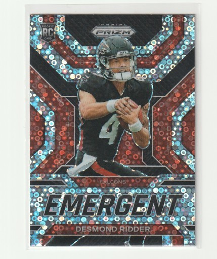 2022 Panini Prizm - Emergent Desmond Ridder #E-2 Silver Prizm (RC) Disco