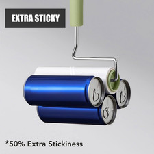 Extra Sticky Large Surface Lint Roller, 6.3'' Giant Lint Roller for Pet Hair,...