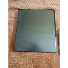 Black 3-Ring Presentation Binder Clear Front Cover Pocket NEW 3 inch