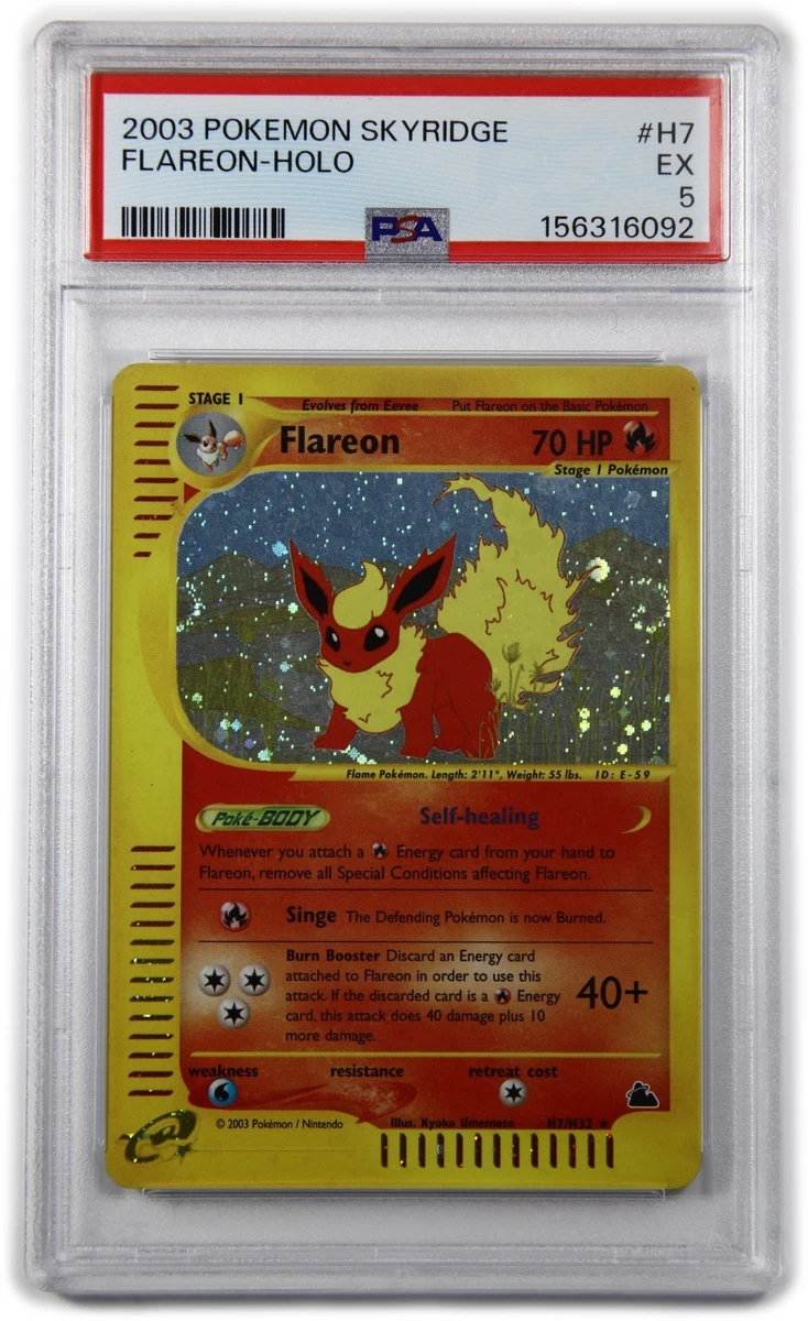 Flareon Pokémon TCG Professional Sports Authenticator (PSA