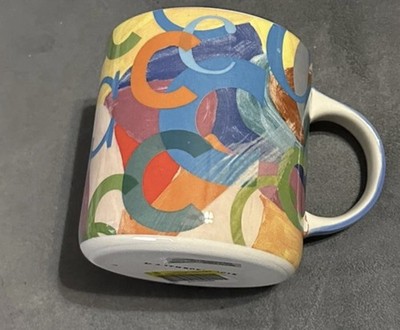 Anthropologie Multicolor Lottie Monogram Mug Letter C