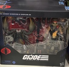 GI JOE CLASSIFIED COBRA DESERT SCORPION & SKRP10N-25 DELUXE FIGURE SET  180. NEW