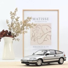 Norev 188011 1/18 Honda CRX 1990 Silver Dieacst Model Car