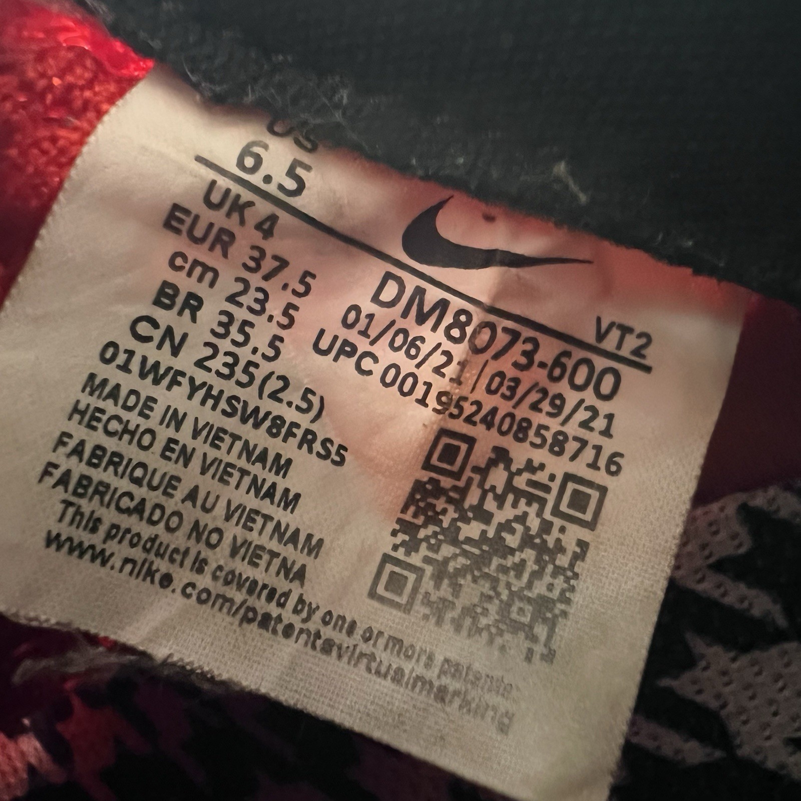 Nike React Infinity Run Flyknit 2 Athletic Shoes Sneakers Women's Size 6.5 thumbnail 8