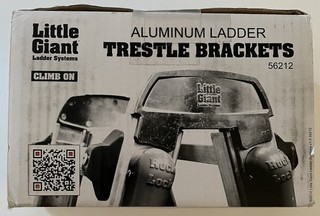 Little Giant Ladders Trestle Brackets Ladder Accessory Aluminum 56212
