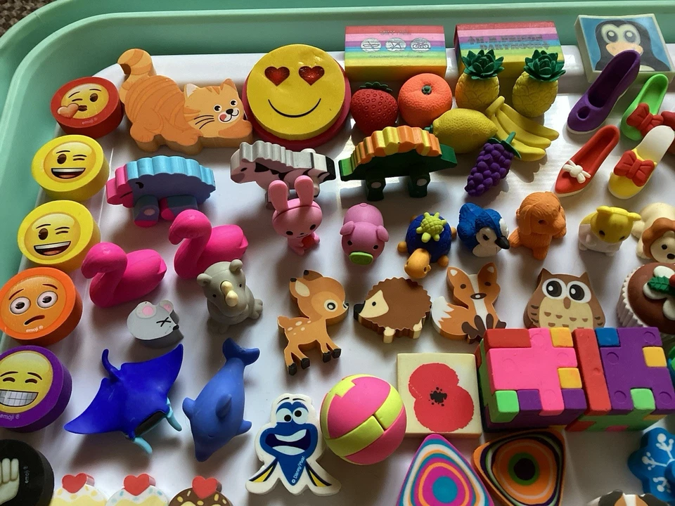 Collection of 111 Novelty Rubbers / Erasers - All New and Unused - Image 4 of 4