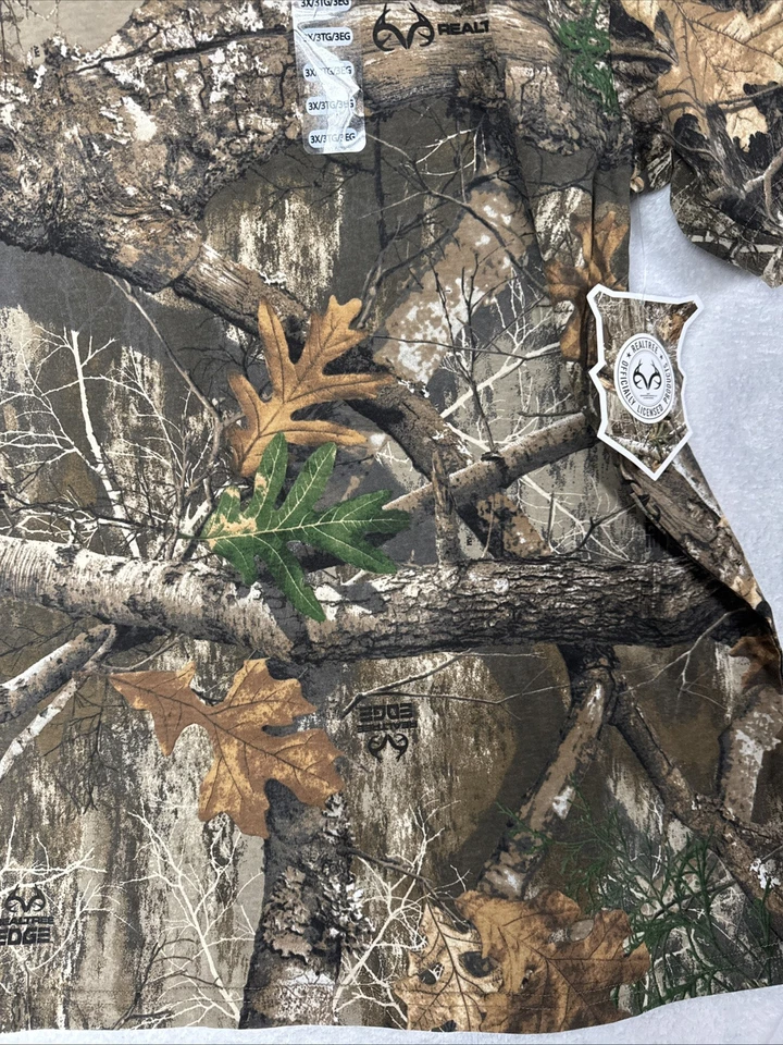 RealTree Outfitters Edge T shirt Mens Camo Outdoors Hunting Apparel NWT Size 3X - Image 3 of 4