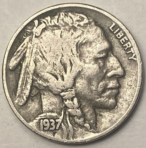 1937-P 5C Buffalo Nickel COMBINED SHIPPING 31526